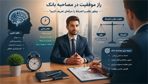 رازِ موفقیت در مصاحبه بانک؛ چطور نظم و انضباط را حرفه‌ای تعریف کنیم؟