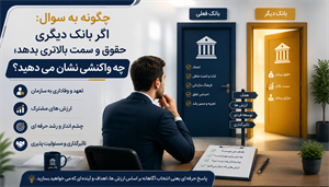 چگونه به سوال «اگر بانک دیگری حقوق و سمت بالاتری بدهد، چه واکنشی نشان می دهید؟» پاسخ دهیم؟