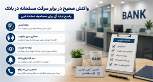 «پاسخ صحیح به سوال سرقت مسلحانه در بانک، در مصاحبه استخدامی بانک»